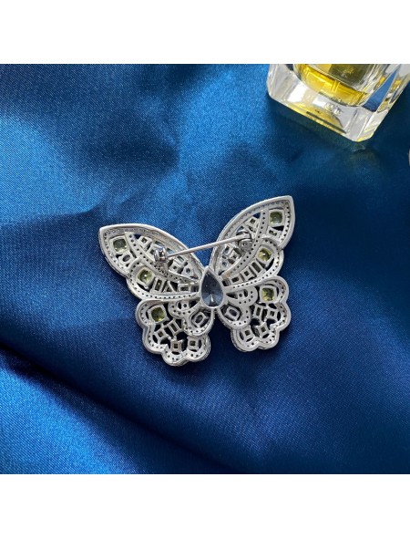 Zircon butterfly ring