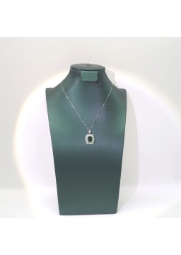 Natural Emeral with green emeraled necklace