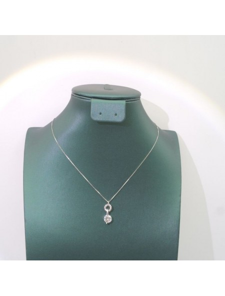 Natural Moissanite pendant necklace