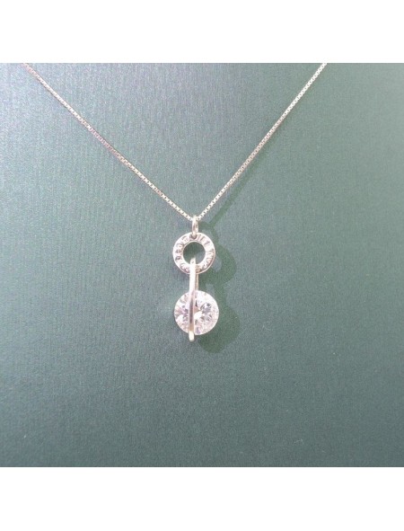 Natural Moissanite pendant necklace