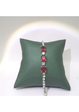 Natural Ruby/Emeral with full jewel bracelet