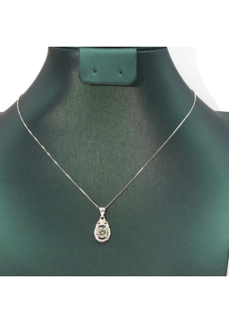 Love oval mosan Pendant