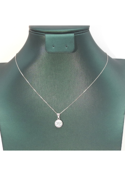 Double layer simple round mosan Pendant