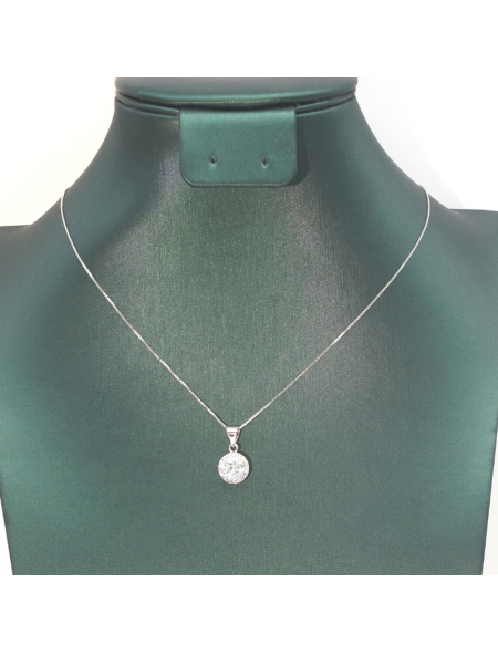 Double layer simple round mosan Pendant