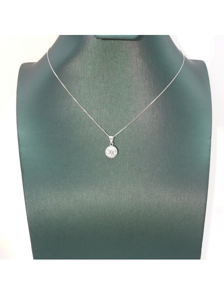 Double layer simple round mosan Pendant