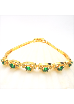 Green bow bracelet