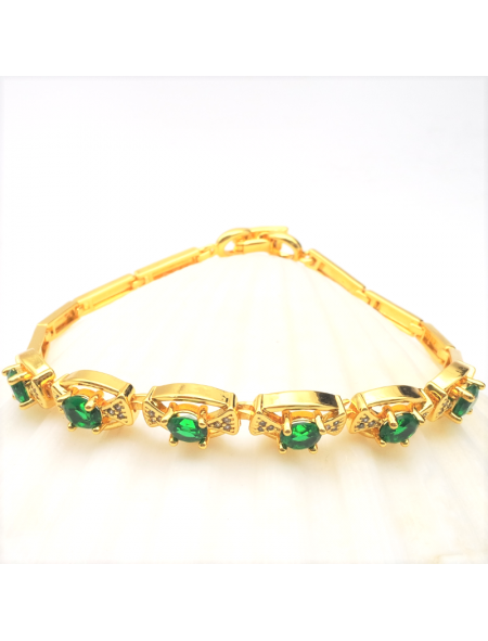 Green bow bracelet