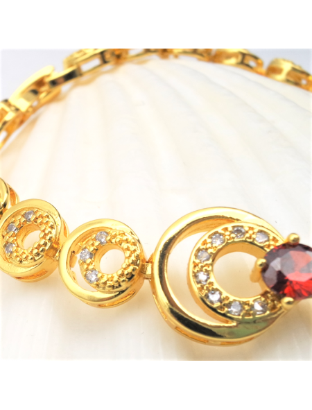 Color double looped bracelet