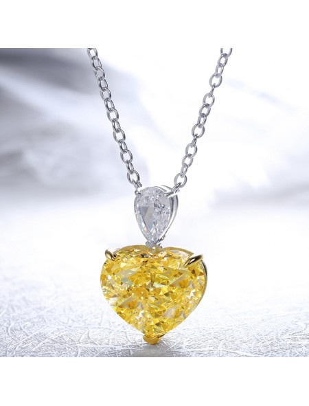 Ice cut heart type high carbon diamond