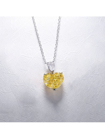 Ice cut heart type high carbon diamond