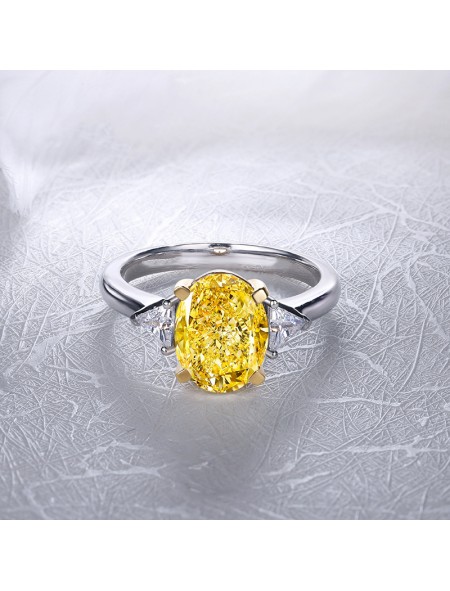 Ice cut zirconia ring